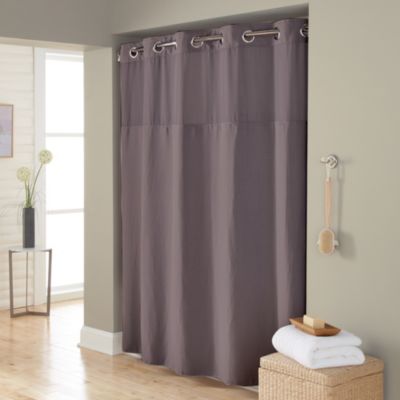Shower Curtains Liners 360 Liquidations, Dark Grey Fabric Shower Curtain